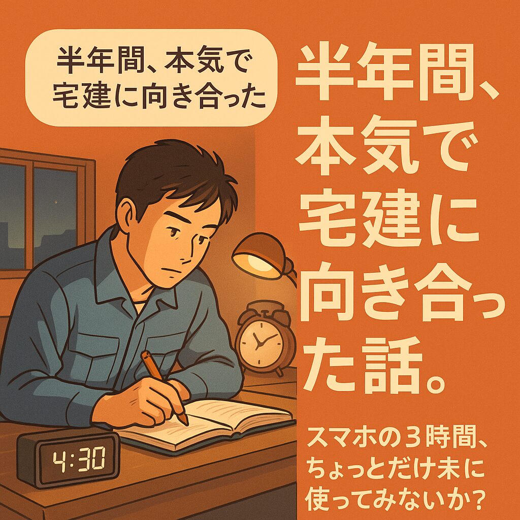 半年間、本気で宅建に向き合った話