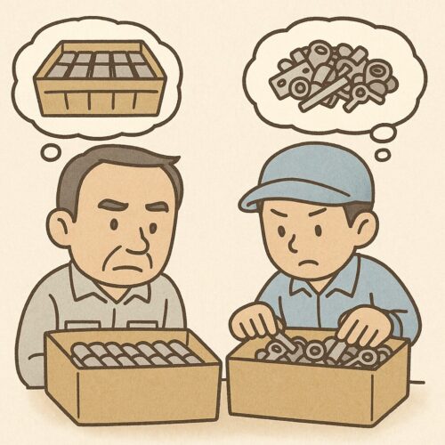 想像している仕事の出来がずれている部下と上司