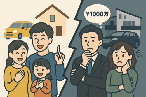 「節約してる家庭 vs 見栄で苦しむ家庭」