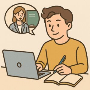 通信講座を活用してる人