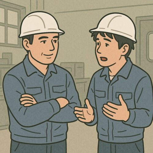 意見を聞く上司