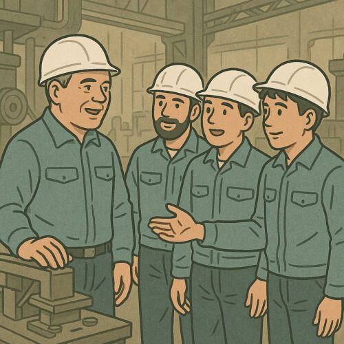 意見が言いやすい現場の様子