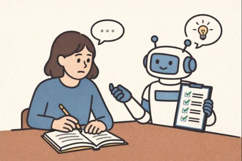 AIに学習相談している