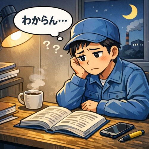 仕事終わりに宅建の勉強をする社会人受験者の姿